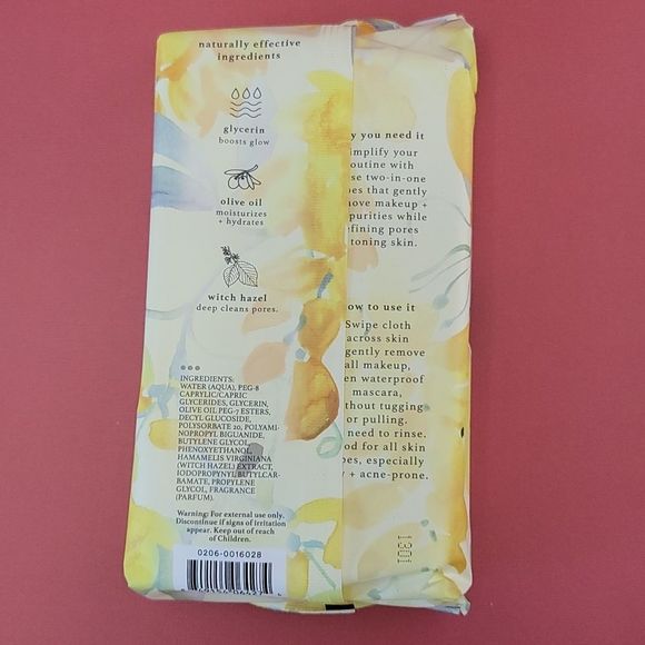 Julep Beauty Makeup Remover Towelettes 60 Witch Hazel Wipes - Picture 3 of 3